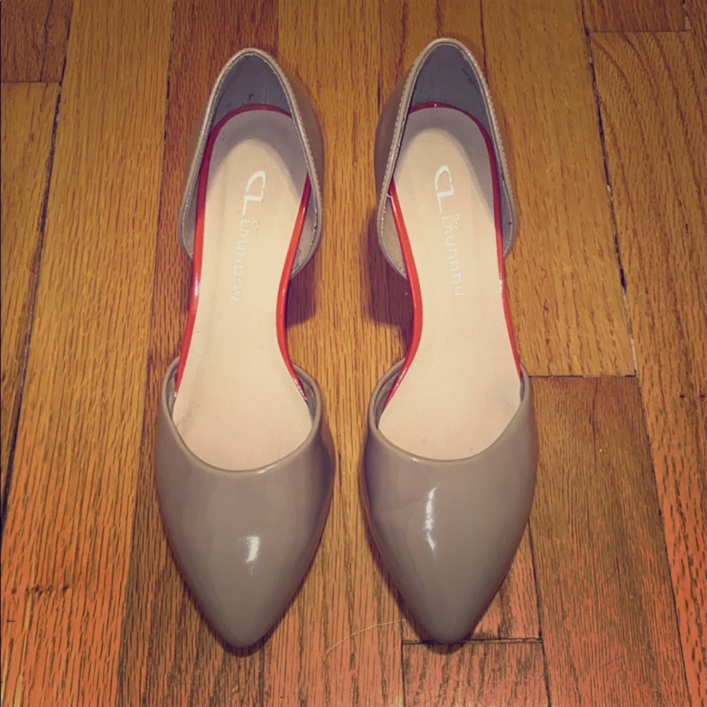 patent nude kitten heel